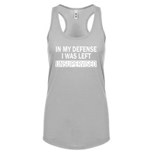 Racerback In My Defense Womens Tank Top