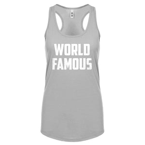 Racerback World Famous Womens Tank Top