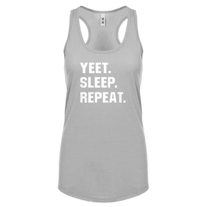 Yeet Sleep Repeat Womens Racerback Tank Top