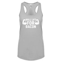 Racerback Will Lift for Bacon Womens Tank Top