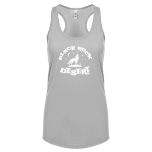 Black Rock Desert Womens Racerback Tank Top
