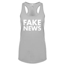 Racerback FAKE NEWS Womens Tank Top