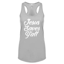 Jesus Saves Yall Womens Racerback Tank Top