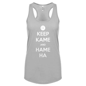 Racerback Keep Kame and Hame Ha Womens Tank Top
