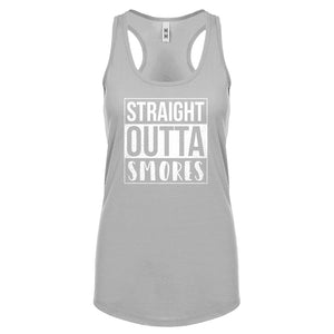 Straight Outta Smores Womens Racerback Tank Top