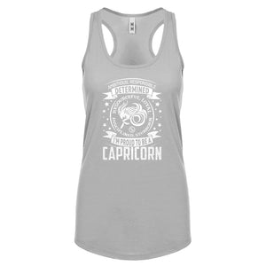 Racerback Capricorn Zodiac Astrology Womens Tank Top