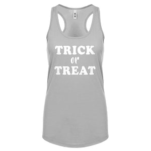 Trick or Treat Womens Racerback Tank Top