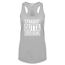 Straight Outta Senzu Beans Womens Racerback Tank Top