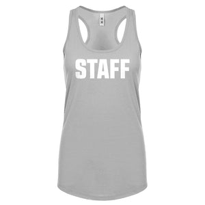 Racerback Staff Womens Tank Top