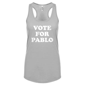 Racerback Vote for Pablo Womens Tank Top