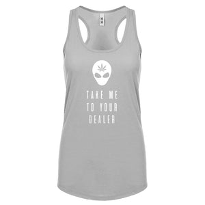 Take Me to Your Dealer Womens Racerback Tank Top
