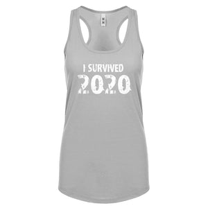 I Survived 2020 Womens Racerback Tank Top