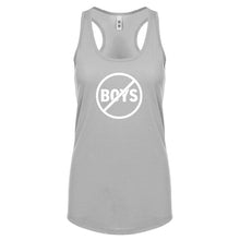 No Boys Womens Racerback Tank Top