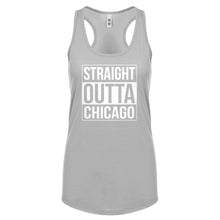Straight Outta Chicago Womens Racerback Tank Top