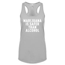 Racerback Marijuana is Safer Womens Tank Top