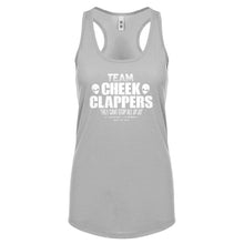 TEAM CHEEK CLAPPERS Womens Racerback Tank Top