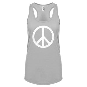 Peace Womens Racerback Tank Top