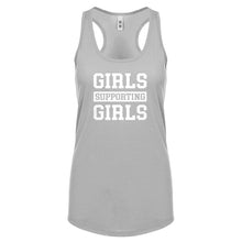 Girls Supporting Girls Womens Racerback Tank Top