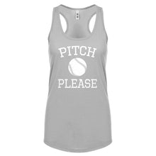 Racerback Pitch Please Womens Tank Top