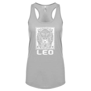 Racerback Leo Zodiac Astrology Womens Tank Top