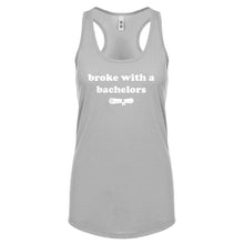 Racerback Broke with a Bachelors Womens Tank Top