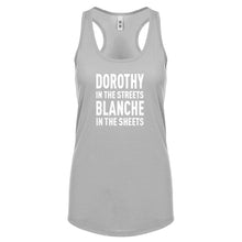 Racerback Dorothy in the Streets Womens Tank Top