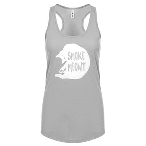 Racerback Smoke Meowt Womens Tank Top
