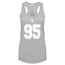 V 95 Womens Racerback Tank Top