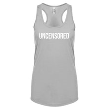 UNCENSORED Womens Racerback Tank Top