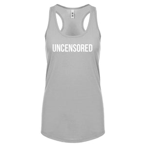 UNCENSORED Womens Racerback Tank Top