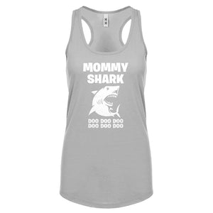 Mommy Shark Womens Racerback Tank Top