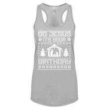 Racerback Go Jesus Its Your Birthday Womens Tank Top