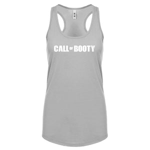 Racerback Call of Booty Womens Tank Top