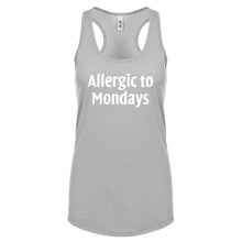 Allergic to Mondays Womens Racerback Tank Top
