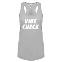 VIBE CHECK Womens Racerback Tank Top