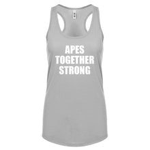 APES TOGETHER STRONG Womens Racerback Tank Top