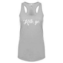 Racerback Keto, Yo Womens Tank Top