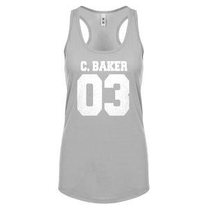 C. BAKER 03 Womens Racerback Tank Top