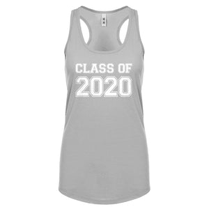 Racerback Class of 2020 Womens Tank Top
