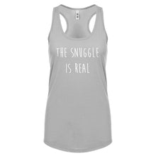The Snuggle is Real Womens Racerback Tank Top