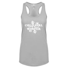 Cold Girl Winter Womens Racerback Tank Top