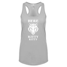 Here Kitty Kitty Womens Racerback Tank Top