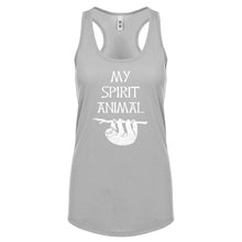 Sloth is my Spirit Animal Womens Racerback Tank Top