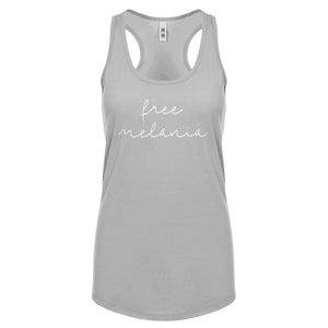 Racerback Free Melania Now Womens Tank Top