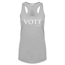 Vote -Plato Womens Racerback Tank Top