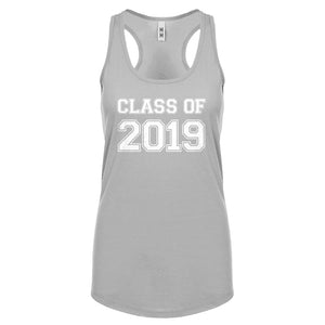 Racerback Class of 2019 Womens Tank Top