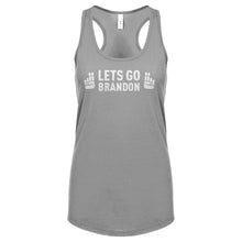 "Lets go, Brandon" Womens Racerback Tank Top