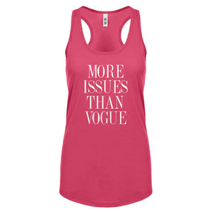 Racerback More Issues than Vogue Womens Tank Top