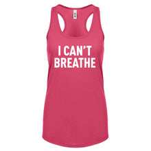 I Can't Breathe Womens Racerback Tank Top