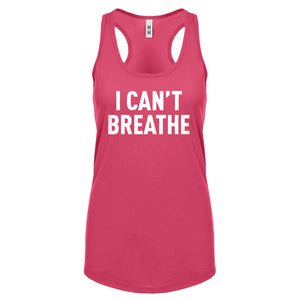 I Can't Breathe Womens Racerback Tank Top